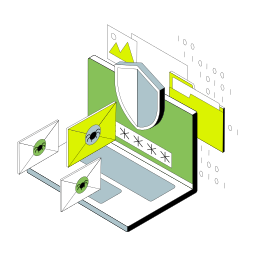 isometric-cybersecurity-with-password-protection